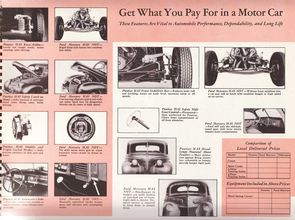 1939 Deluxe Eight vs Ford Mercury  page 2